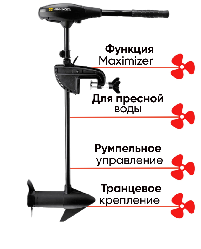 Minn Kota Endura MAX 45 36'' 12V  электромотор для рыбалки, фото Lodka5  